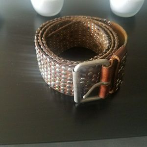 Vintage Studded Furla Belt